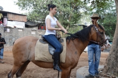 Tamanna Photos at Horse Riding Training (2)