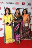 (L-R)Actress Lissy, Raadhika Sharathkumar and Nirosha at Red Carpet_63rd Britannia Filmfare Awards South