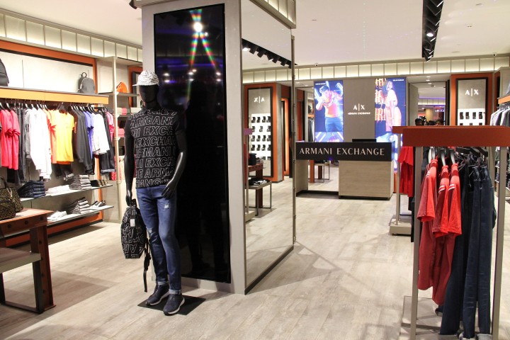 Armani Exchange launches its first 